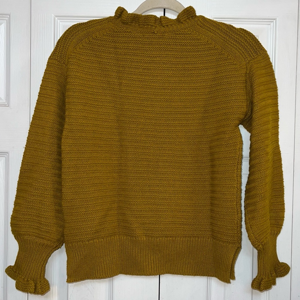 Madewell Ruffle Neck Sweater - Picture 7 of 11